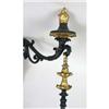 Image 5 : A PAIR OF VICTORIAN RENAISSANCE REVIVAL STYLE GILT-METAL AND PATINATED-BRONZE WALL LIGHTS