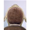 Image 3 : A LOUIS XVI STYLE CARVED GILTWOOD ARMCHAIR