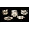Image 1 : A GROUP OF STERLING SILVER NUT DISHES