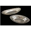 Image 1 : TWO AMERICAN STERLING SILVER OVAL PIN TRAYS