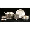 Image 1 : A GROUP OF SILVER PLATED TABLE ITEMS