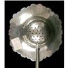 Image 5 : A PRYOR MFG CO., NEWARK STERLING SILVER WOODEN HANDLED TEA STRAINER