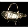 Image 1 : A TOWLE STERLING SILVER HANDLED OVAL FOOTED BASKET
