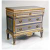 Image 1 : A PAINTED AND PARCEL-GILT NEOCLASSICAL COMMODE