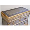 Image 4 : A PAINTED AND PARCEL-GILT NEOCLASSICAL COMMODE
