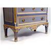 Image 5 : A PAINTED AND PARCEL-GILT NEOCLASSICAL COMMODE