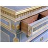 Image 6 : A PAINTED AND PARCEL-GILT NEOCLASSICAL COMMODE