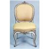 Image 3 : A ROCOCO PAINTED AND PARCEL-GILT SIDE CHAIR