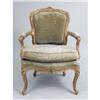 Image 4 : A PAIR OF LOUIS XV STYLE CARVED GILTWOOD FAUTEUILS