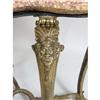 Image 4 : A VICTORIAN GILT-METAL AND MARBLE TRAY-TOP TABLE