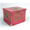 Image 1 : A RED-PAINTED RECTANGULAR BOX