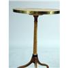 Image 3 : A REGENCY STYLE GRAINED ROSEWOOD AND GILDED TRIPOD TABLE