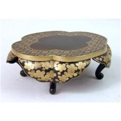 A LACQUER MINIATURE TABLE