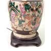 Image 4 : A PAIR OF ENAMEL-DECORATED POTTERY VASES