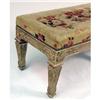 Image 2 : A PAIR OF LOUIS XVI STYLE PAINTED AND PARCEL-GILT BENCHES