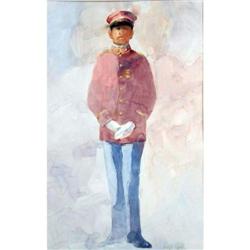 A WATERCOLOR ON PAPER