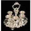 Image 2 : A D & S ROCOCO SILVER ON COPPER HANDLED FOOTED SHAPED OVAL EGG CUP STAND
