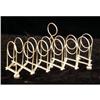 Image 1 : AN ENGLISH SILVER EXPANDABLE TOASTRACK