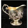 Image 6 : A BOXED SET ENGLISH STERLING SILVER GILT SILVER OPEN SUGAR BOWL, SPOON AND CREAM JUG