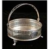 Image 5 : THREE STERLING SILVER HANDLED BASKETS