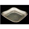 Image 1 : A REED & BARTON STERLING SILVER FLUTED BORDER SQUARE BOWL