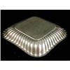 Image 3 : A REED & BARTON STERLING SILVER FLUTED BORDER SQUARE BOWL