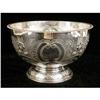 Image 1 : A SILVER ON COPPER FOOTED PUNCH BOWL