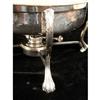 Image 5 : A SILVER PLATED WOODEN HANDLED CHAFING DISH WITH LINER