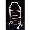 Image 2 : THREE SILVER PLATED HANDLED TIERED CAKE STANDS