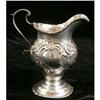 Image 4 : AN ENGLISH SILVER FOOTED OPEN SUGAR BOWL AND CREAM JUG SET