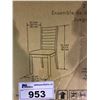 Image 2 : IN BOX NORTHRIDGE HOME 2 PACK CHAIRS