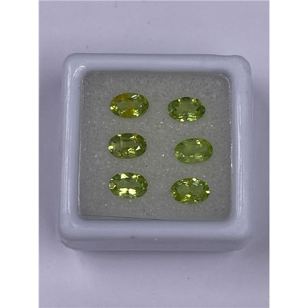 PERIDOT 2.99CT, 4 X 6MM, CALIBRATED, OVAL CUT, VS-VVS CLARITY, BRAZIL, UNTREATED