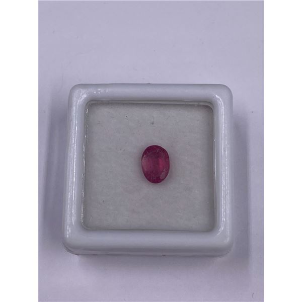 NATURAL PINK SAPPHIRE 1.00CT, 6.87 X 4.92 X 2.98MM, OVAL CUT, VVS CLARITY, MADAGASCAR, UNTREATED