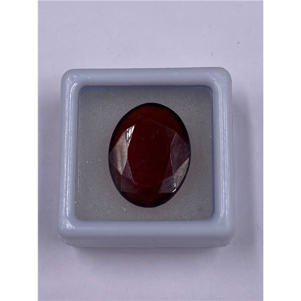 SUPERIOR HUGE GARNET 14.78CT, 18.43 X 14.21 X 5.31MM, OVAL CUT, SI2 CLARITY, BRAZIL, UNTREATED