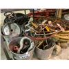 Image 2 : METAL BINS, STRAPS FOR FALL PROTECTION, HOSE, ASSORTED HARDWARE & MISC