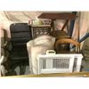 Image 2 : LARGE LOT OF CHAIRS, SIDE TABLES, BABY GATE, MIRROR, ETC