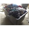 Image 2 : LARGE BIN OF ASSORTED CLOTHING (BIN NOT INCLUDED)