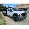 Image 2 : 2007 FORD F450 SUPERDUTY FLATDECK, WHITE, DIESEL, AUTOMATIC, VIN#1FDXW47P27EB37571,