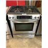 Image 1 : STAINLESS STEEL KITCHENAID STOVE MODEL UNKNOWN