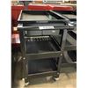 Image 2 : BLACK 3-TIER ROLLING CART