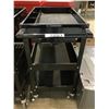 Image 2 : BLACK 3-TIER ROLLING CART