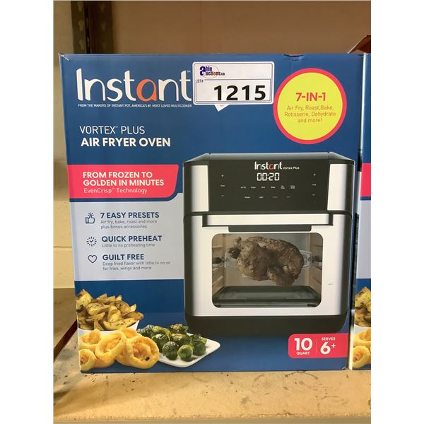 10 QUART INSTANT POT VORTEX PLUS AIR FRYER OVEN