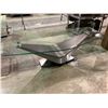 Image 2 : GLASS TOP COFFEE TABLE 58 X 28"