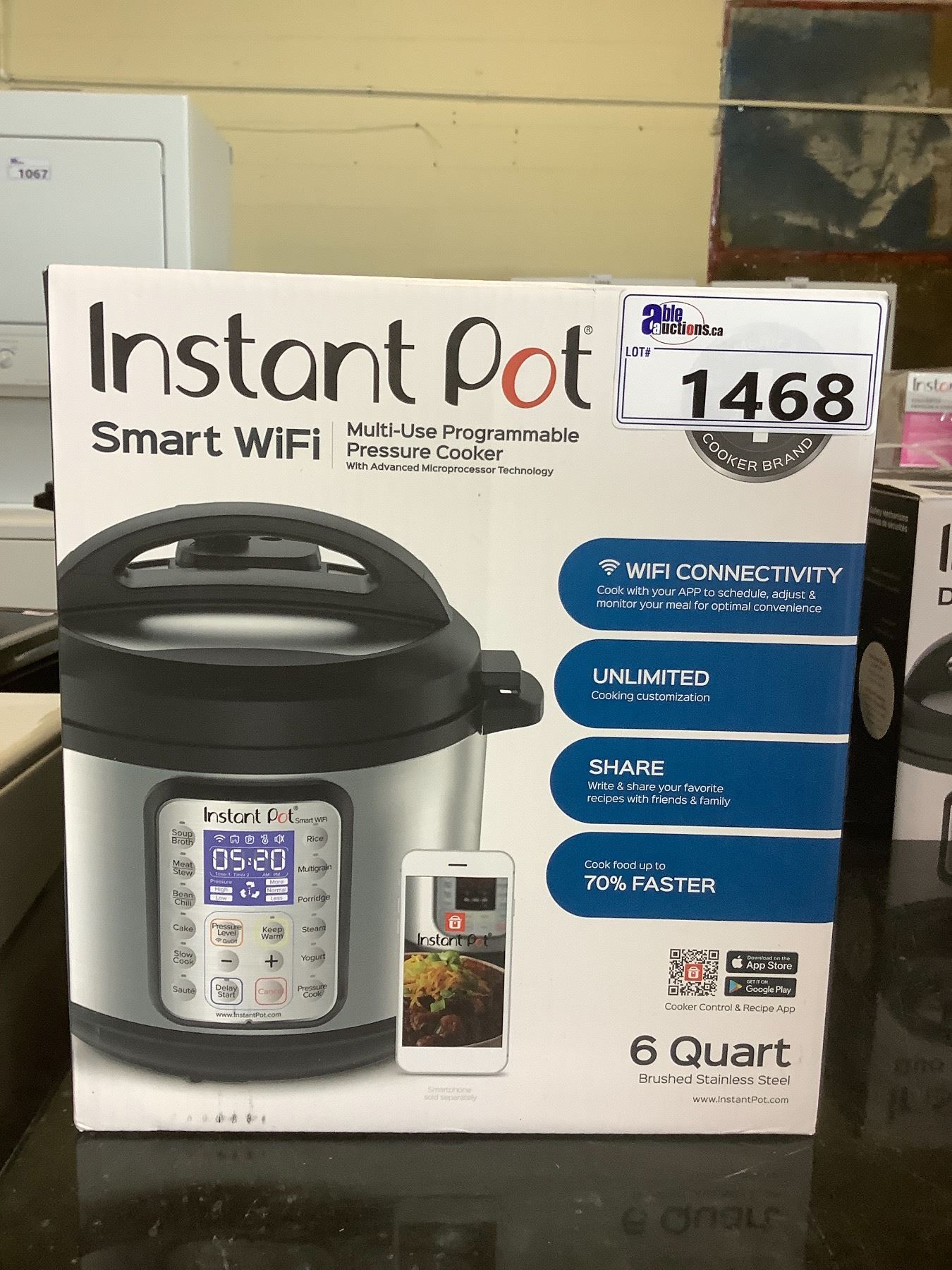 INSTANT POT SMART WIFI 6 QUART