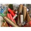 Image 2 : CRATE OF ASSORTED CANISTERS THAT HAVE A DRILLED HOLE AT THE BOTTOMS