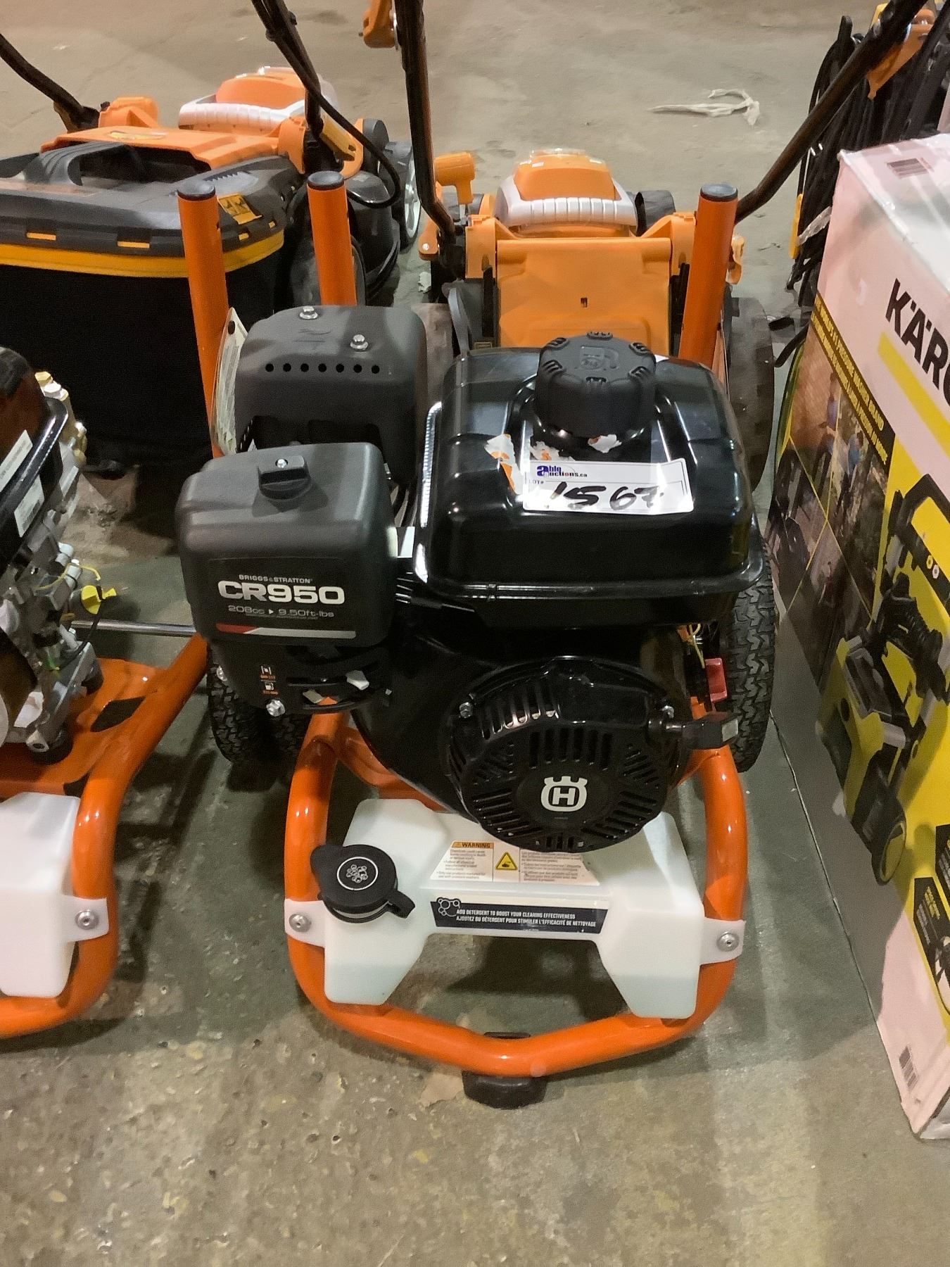 HUSQVARNA GAS POWERED PRESSURE WASHER WITH BRIGGS & STRATTON MOTOR ...