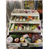 Image 2 : 4 ASSORTED FISHING RODS AND  TACKLE BOX