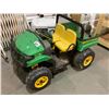 Image 1 : PEG-PEREGO JOHN DEERE XUV 550 CHILDRENS RIDE ON TOY, NO CHARGER MAY BE MISSING PIECES, AND