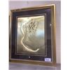 Image 2 : GOLD FRAMED GOLD FOIL ART