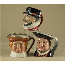 ROYAL DOULTON LARGE SIZE CHARACTER JUGS